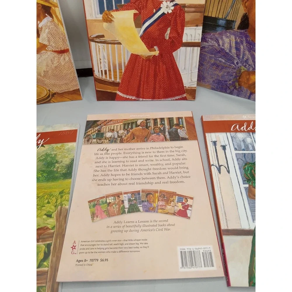 American Girl Addy Box‎ Set Books 1-6 Full Series Historical Fiction 1994 Vtg